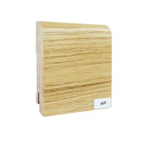 Шпонированный плинтус Finitura Dekor Дуб 70x15x2400 R13