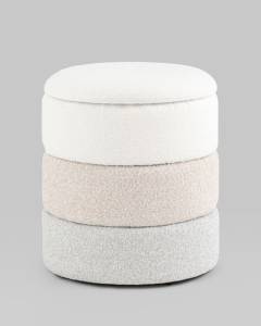 Пуф Stool Group Hive XS 19A240S LX-8-9-10 букле бежевый