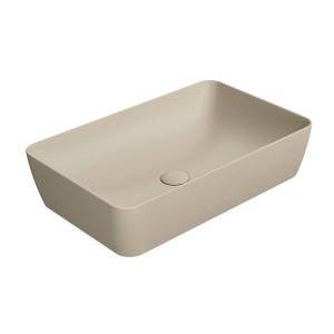 Раковина GSI Nubes 903608 60 см, бежевая матовая