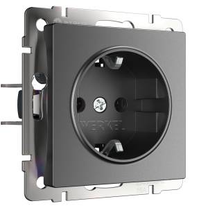 Розетка с заземлением Werkel Встраиваемые механизмы W1171064