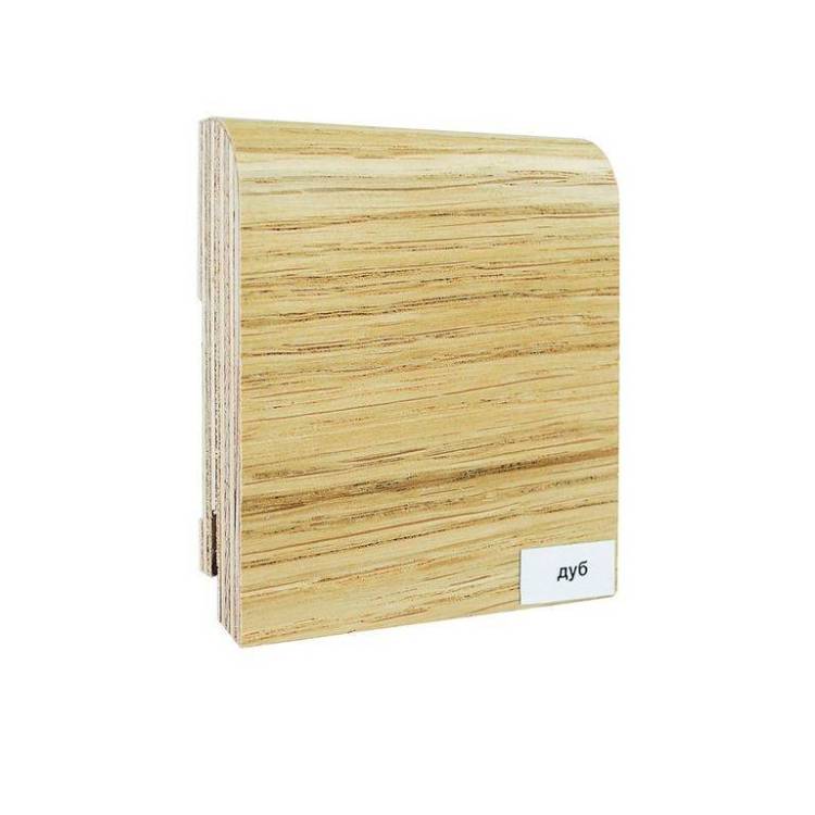 Шпонированный плинтус Finitura Dekor Дуб 70x15x2400 R13