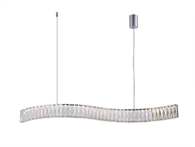 Подвесная светодиодная люстра Newport Crystal 8243N/90 chrome