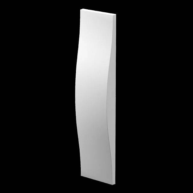 Дизайнерская панель Artpole E-0052 Stream big Platinum глянец 13x4x53.7