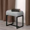 Пуф Tetchair Charli lux 25118 VT shape silver, велюр, букле фото 7