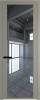 Межкомнатная дверь Profil Doors 2 AGP цвет профиля Никель матовый, стекло безопасное 6 мм зеркало 800x2000
