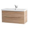 Тумба под раковину Belbagno Marino-Cer MARINO-CER-900-2C-SO-WO-P 86.8x43.8x50 Rovere Bianco подвесная с двумя выкатными ящиками фото 3