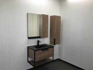 Мебель для ванной Comforty Бонн-75 дуб темный