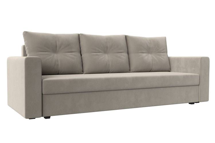 Прямой диван Лига Диванов Атланта Лайт МП 121185 бежевый