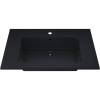 Раковина Uperwood Parma Quartz 291003004 77 см, уголь, черная матовая