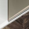 Шторка на ванну MaybahGlass MGV-647-4 40.5x140, поворотная, стекло бронза матовая 6 мм, профиль хром глянцевый фото 5