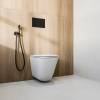 Унитаз подвесной Kerama Marazzi Cubo (Кубо) CU.T.wc.02 безободковый, с сиденьем микролифт, белый глянцевый фото 7