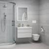 Декор Kerama Marazzi Мотиво KMD2PTG013BN чипсет серый светлый глянцевый 25x40 фото 12