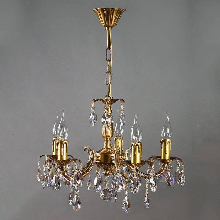 Подвесная люстра Ambiente Benisa 2226/5 AB Tear Drop
