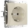Розетка с заземлением Werkel Встраиваемые механизмы W1171003