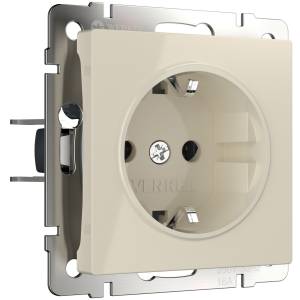 Розетка с заземлением Werkel Встраиваемые механизмы W1171003