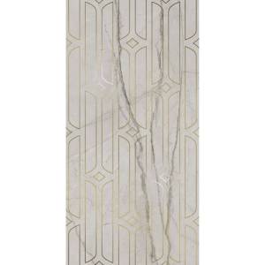 Декор Kerama Marazzi Ифран KMD3STA029BR Серый Светлый Глянцевый Обрезной 60x119.5