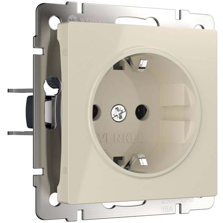Розетка с заземлением Werkel Встраиваемые механизмы W1171003