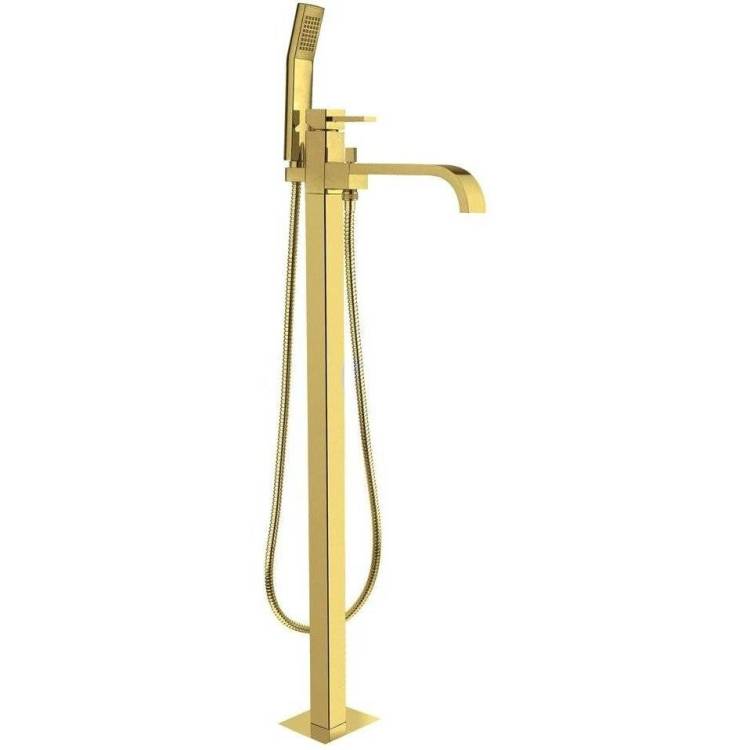 Смеситель для ванны Migliore Inside 24603 напольный, с внутренней частью, золотой