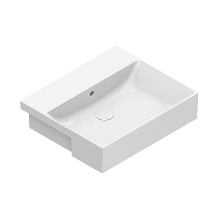 Раковина Catalano Zero 126550001 белая глянцевая, 55x47