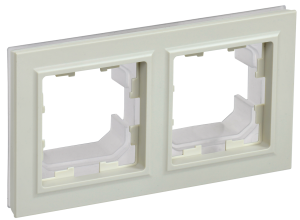 Рамка 2-постовая IEK Brite BR-M22-44-K10 бежевый