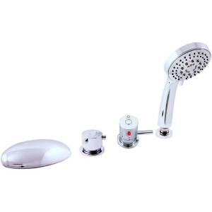 Смеситель Rav Slezak Termo DT270.5P термостатический, на борт ванны, хром