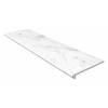 Ступень Gres de Aragon Marble Smooth Round. Carrara Blanco 33x120