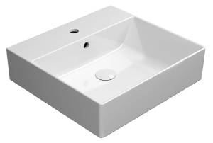 Раковина GSI Kube X 9430111 белый глянцевый, 50x47