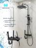 Душевая система Watersense Rita Powerful W01818 графит фото 8