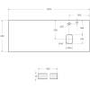 Столешница Belbagno EK-120-AS-BL-R 120.4x46.2x1.9 Bianco Lucido фото 5