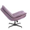 Кресло Tetchair Cosmo 25272 VT shape wood rose велюр, букле фото 3