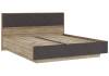 Кровать Woodville Диамо КР 02 546001 софт графит/дуб каньон 180x200 фото 3