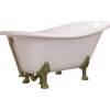 Ванна из искусственного камня Эстет Марсель 170x80 с бронзовыми ножками