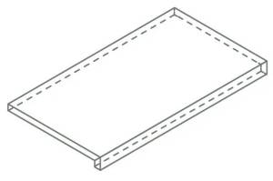 Ступень Italon Авангард X2 620070002830 Блэк фронтальная 33x120