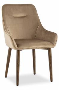 Кресло Stool Group Диана MC101-2 KD HLR-11 велюр бежевый (ножки дерево)