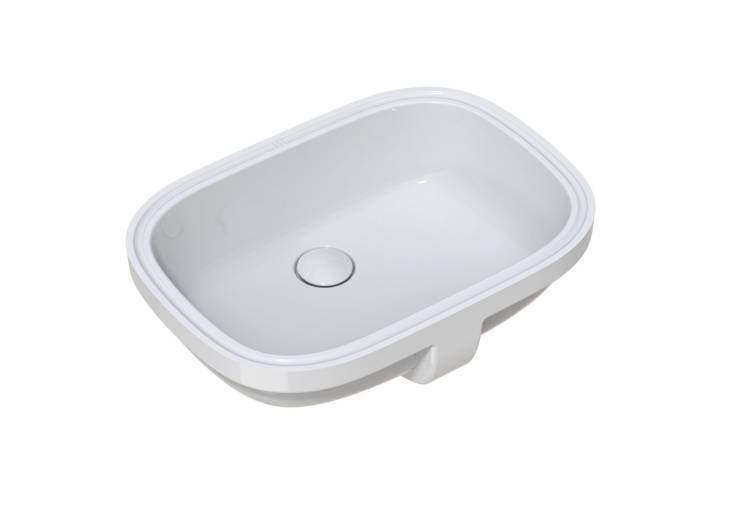 Раковина Arrow AP41008C белая глянцевая, 56x40