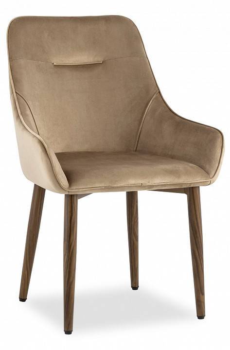 Кресло Stool Group Диана MC101-2 KD HLR-11 велюр бежевый (ножки дерево)