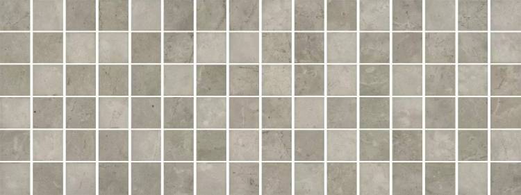 Декор Kerama Marazzi Монсанту MM15150 мозаичный серый светлый глянцевый 15х40