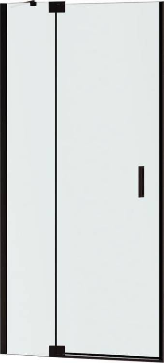Душевая дверь в нишу RGW Hotel HO-014-B 1100х2000 профиль черный, стекло матовое