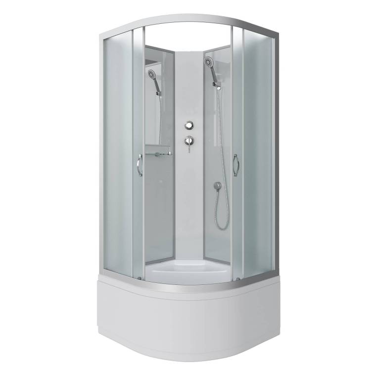 Душевая кабина Niagara Classic NG-2308-14BK (900x900x2000) с высоким поддоном (40см)