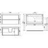 Тумба с раковиной Sancos Libra LB90W фото 6