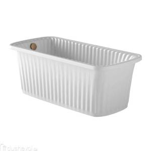 Ванна из искусственного камня Migliore Olivia Panello 24361 174x83 бронзовый слив-перелив