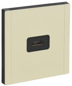 Розетка HDMI IEK Forte&Piano FP-H10-M-K41 серый сланец