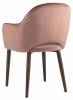 Стул Stool Group Венера Диамант MC16-2YS KD HLR-44 (NP) 2X велюр пыльно-розовый, ножки дерево (набор 2 шт) фото 5