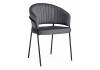 Стул Woodville Лео 592480 антрацитовый brandy light 28/черный