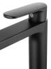 Смеситель для раковины Wonzon & Woghand WW-H1034-MB высокий, черный матовый фото 4