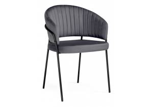 Стул Woodville Лео 592480 антрацитовый brandy light 28/черный