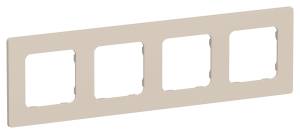 Рамка 4-постовая IEK Flite FI-M42-32-20-K88 льняной