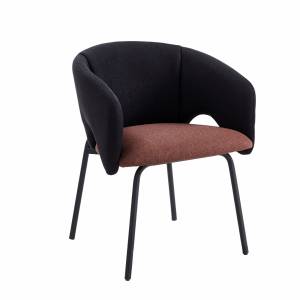 Стул обеденный Stool Group Afrida Afra DCh Davis-Opium 99+69 Черный/Бордовый