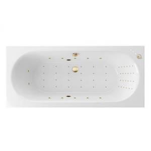 Акриловая ванна Excellent Oceana Slim 180x80 WAEX.OCE18S.NANO.GL с гидро и аэромассажем, 
