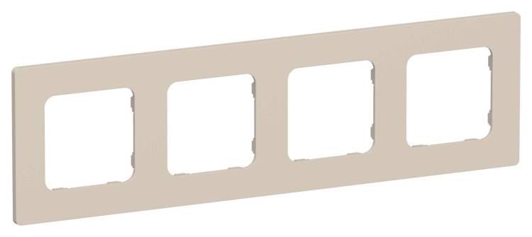 Рамка 4-постовая IEK Flite FI-M42-32-20-K88 льняной